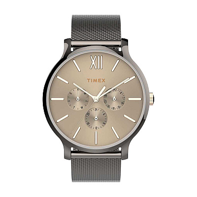 Transcend™ 多功能38mm不锈钢网带手表 Transcend™ 多功能38mm不锈钢网带手表